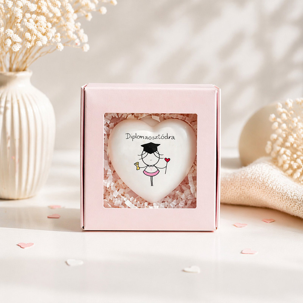 Ballagási ajándék - egyedi szív díszdobozban - Image 2