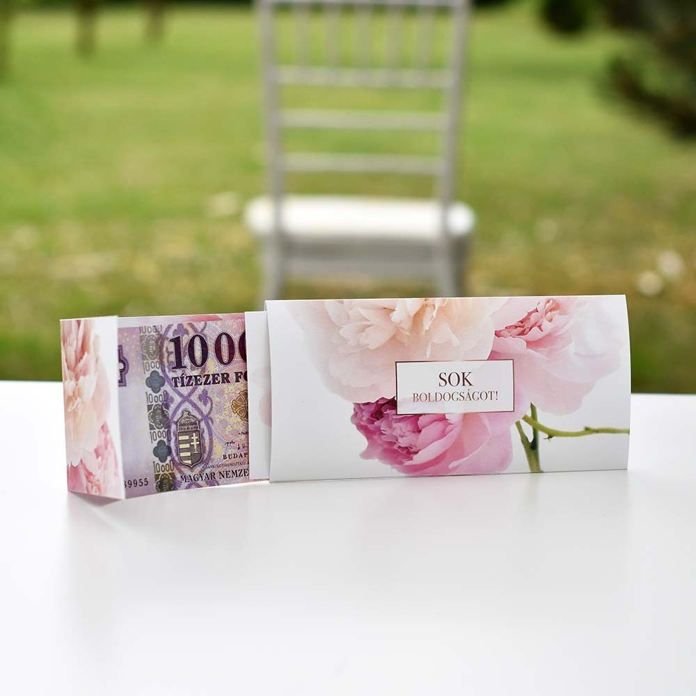 Esküvői pénzátadó boríték