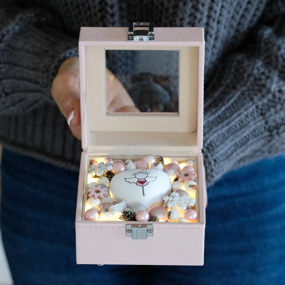 Különleges egyedi feliratozású ajándék exkluzív világítós dobozban
