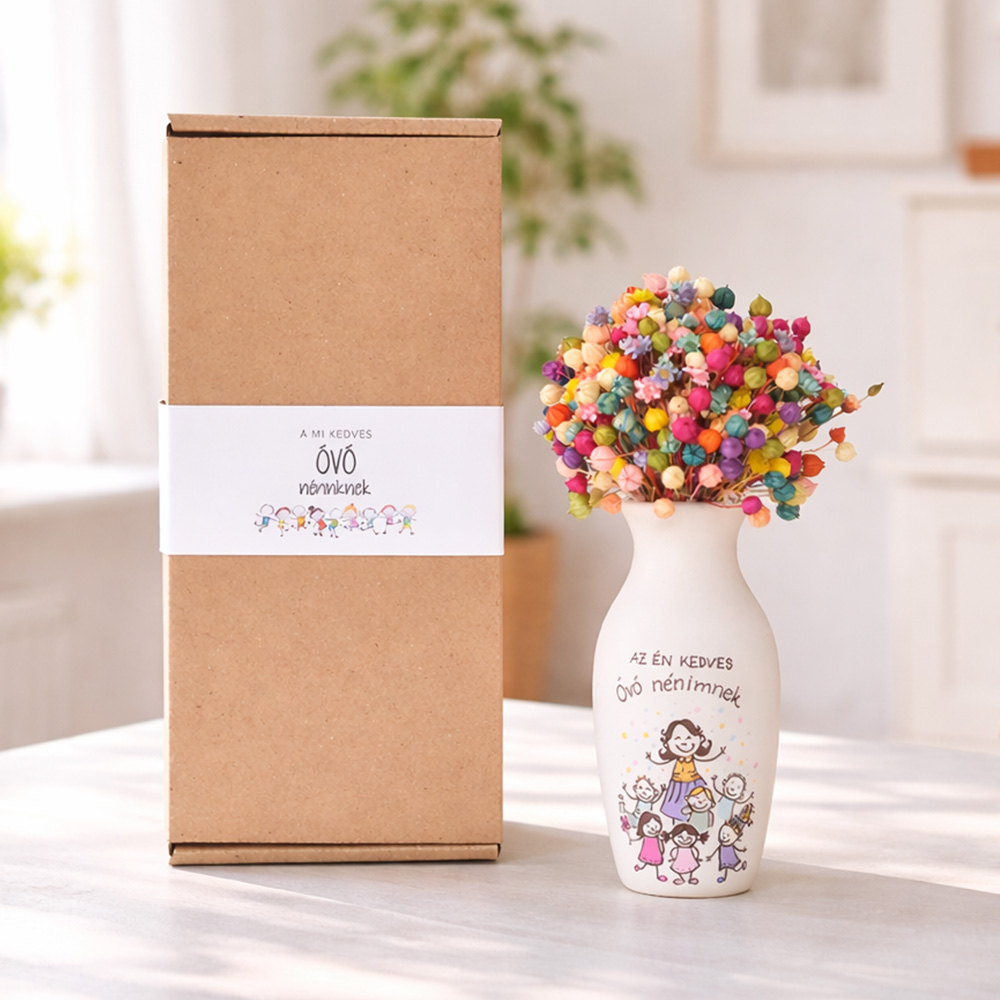 Alternative view of Pedagógusoknak ajándék - egyedileg írható váza