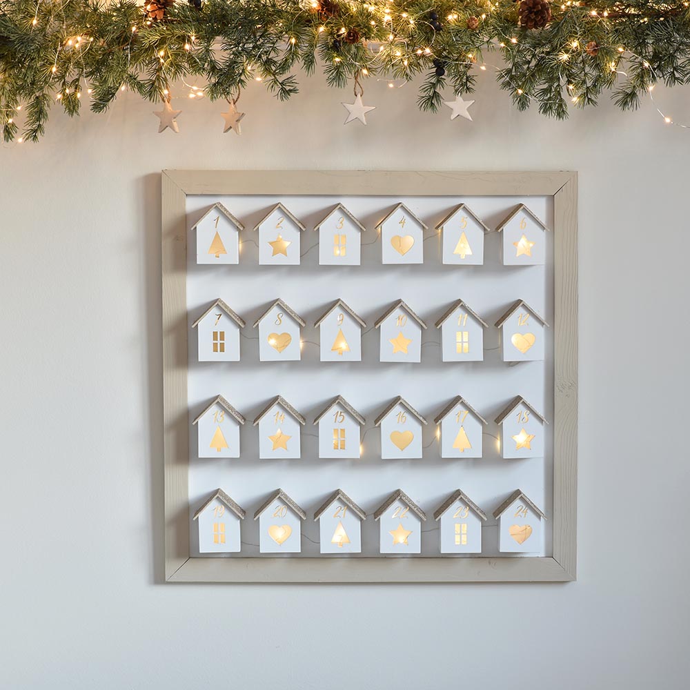 Adventi házikós naptár