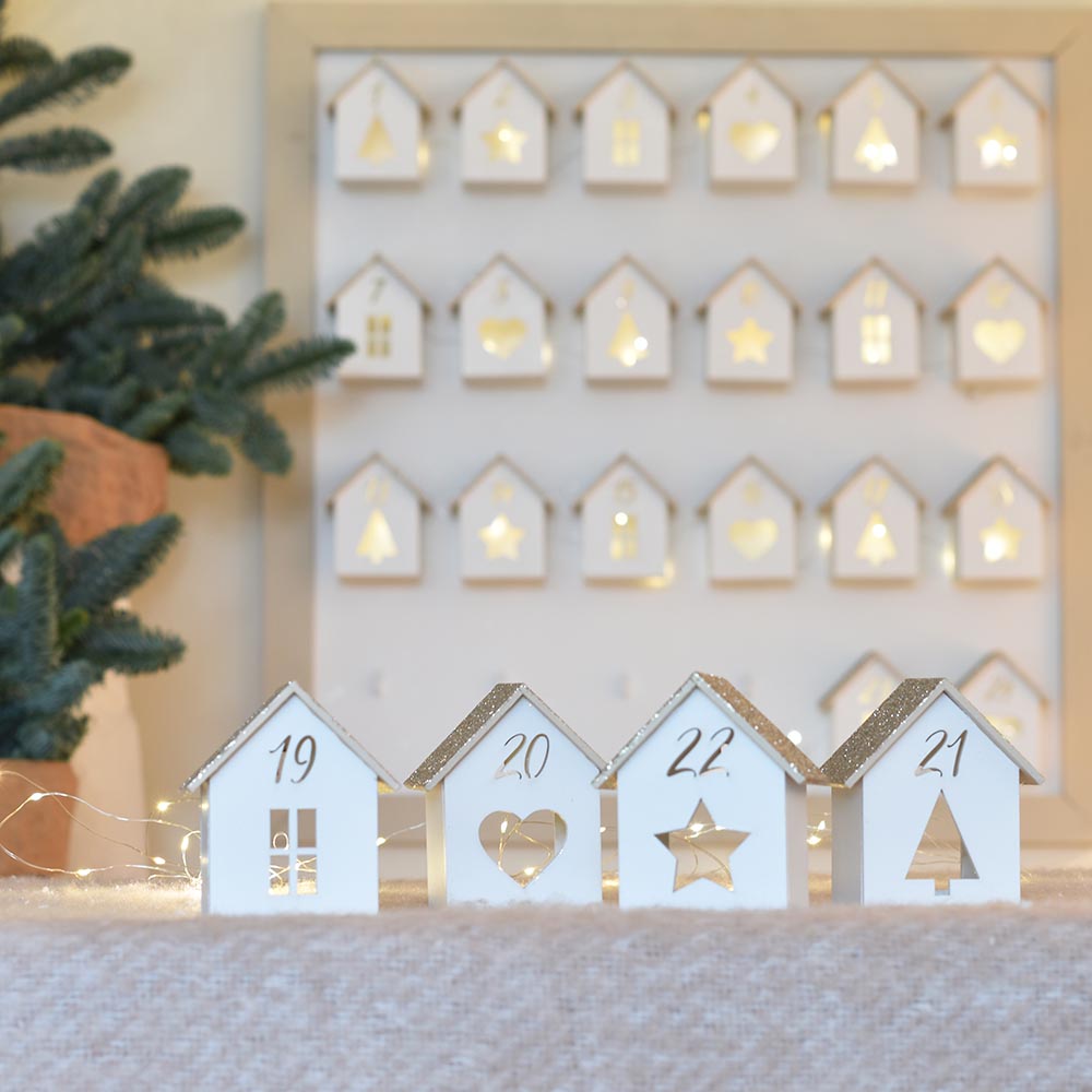 Adventi házikós naptár