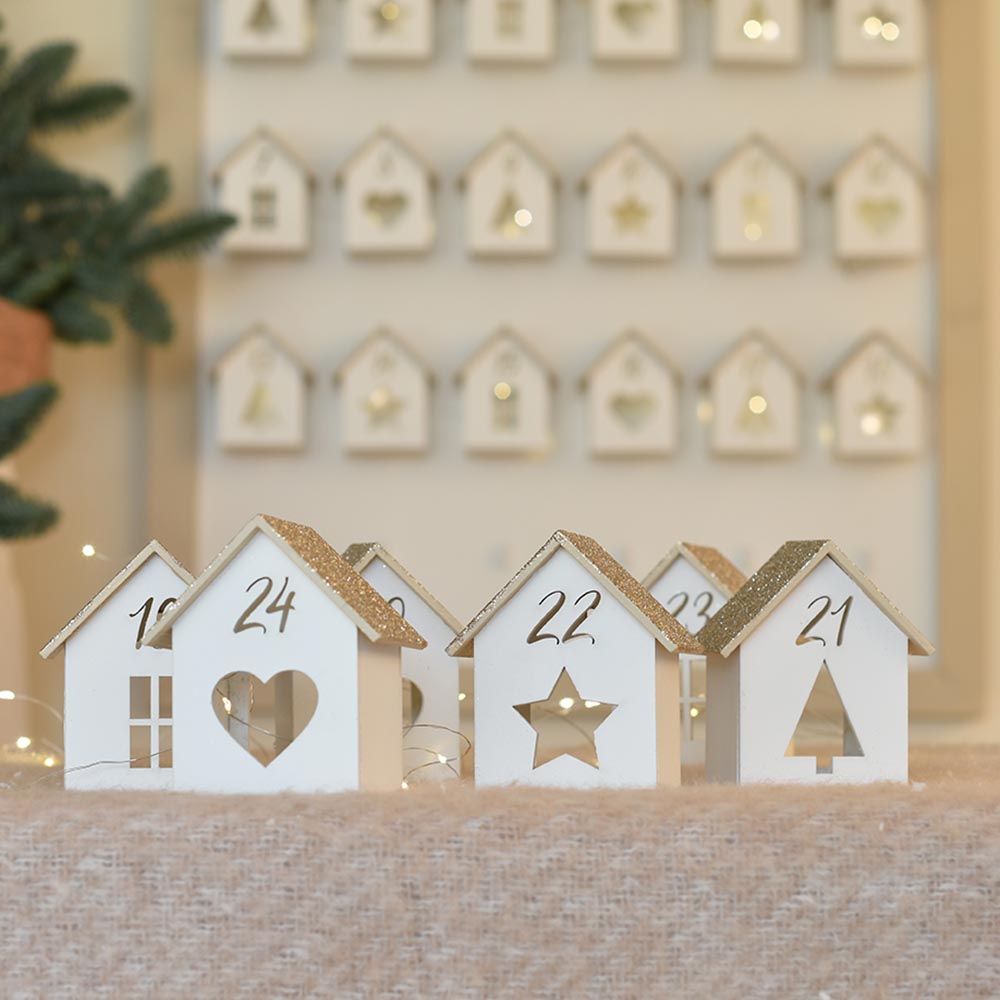 Adventi házikós naptár