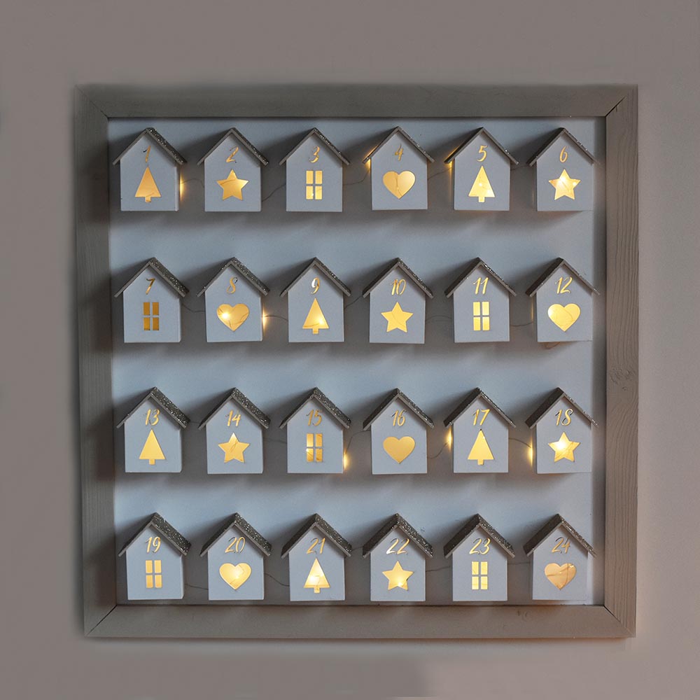 Adventi házikós naptár