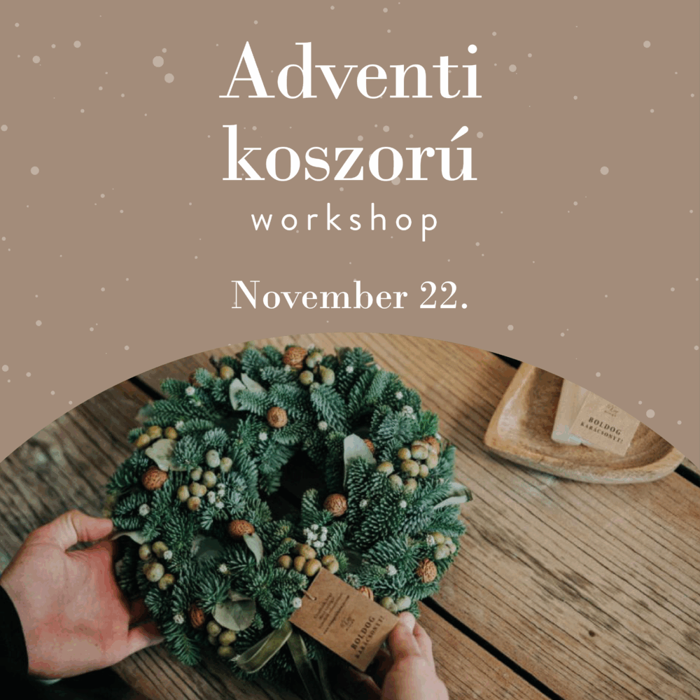 Adventi koszorú workshop