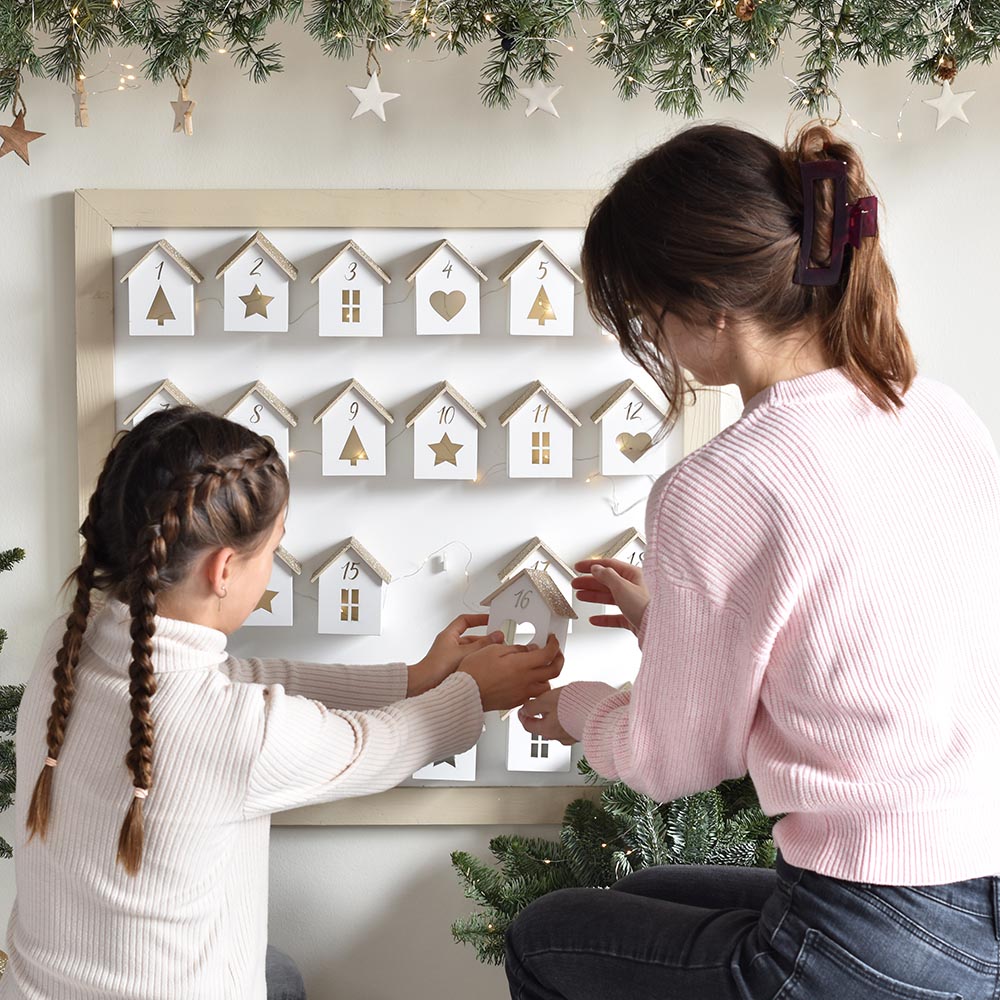 Adventi házikós naptár