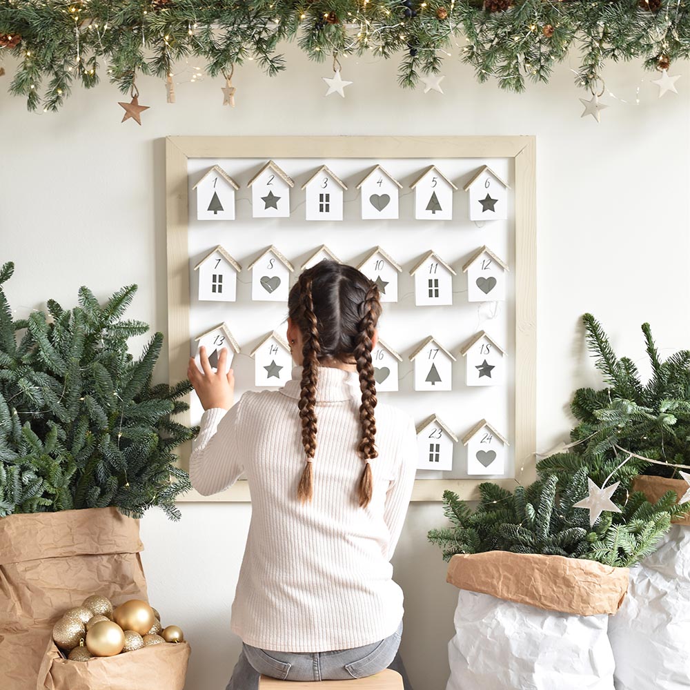 Adventi házikós naptár