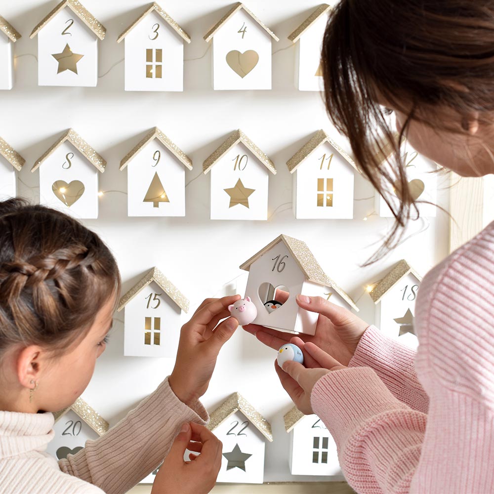 Adventi házikós naptár