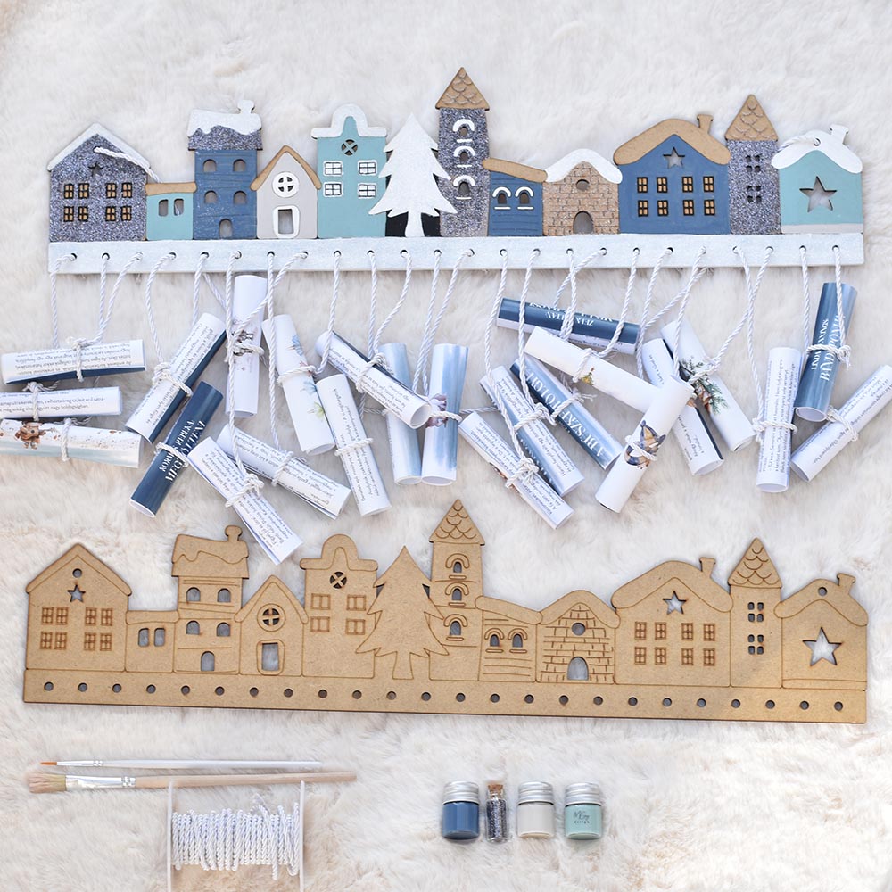 Adventi mese naptár gyerekeknek – DIY csomag 24 esti mesével