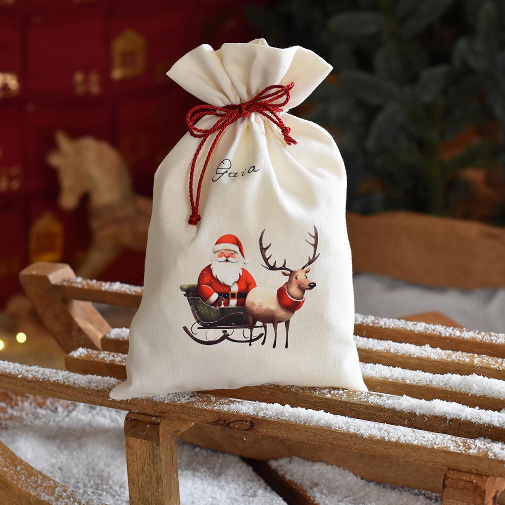 Mikulás zsák egyedi névvel