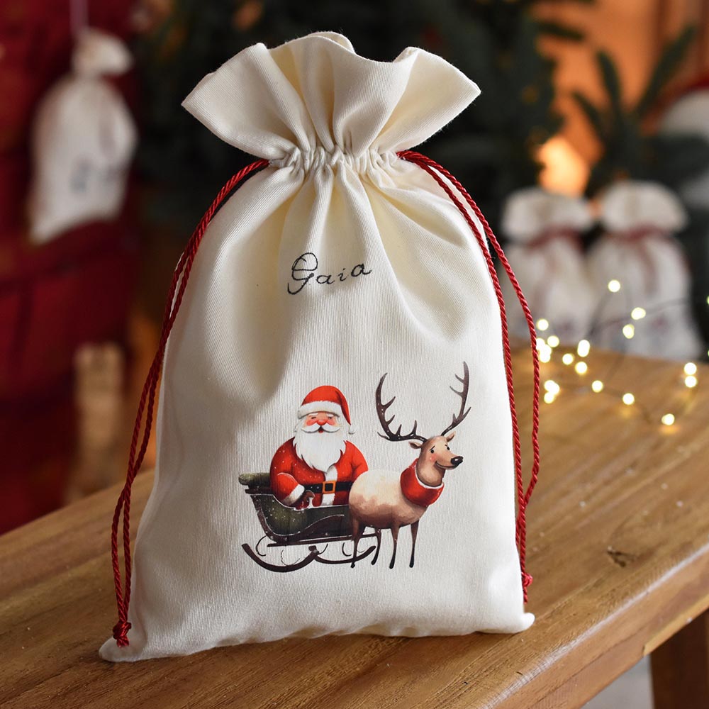 Mikulás zsák egyedi névvel