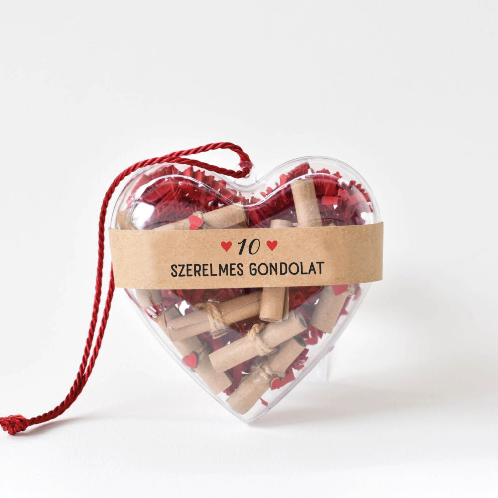 Egyedi üzenetes Valentin napi ajándék