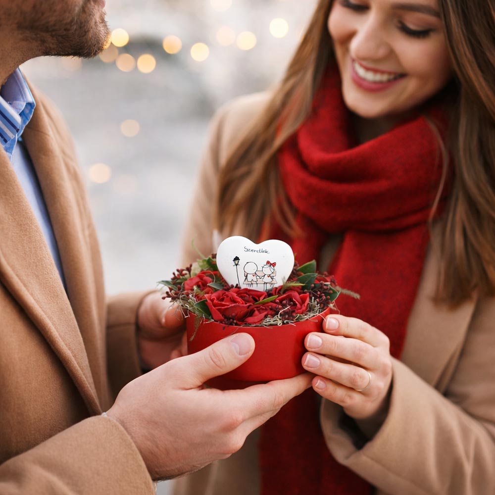 Egyedi Valentin-napi ajándék nőknek - rózsadoboz - Image 2