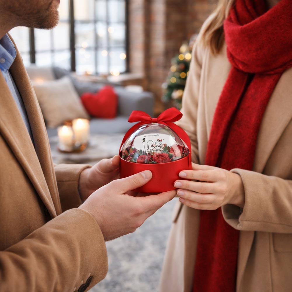 Egyedi Valentin-napi ajándék nőknek - rózsadoboz - Image 5