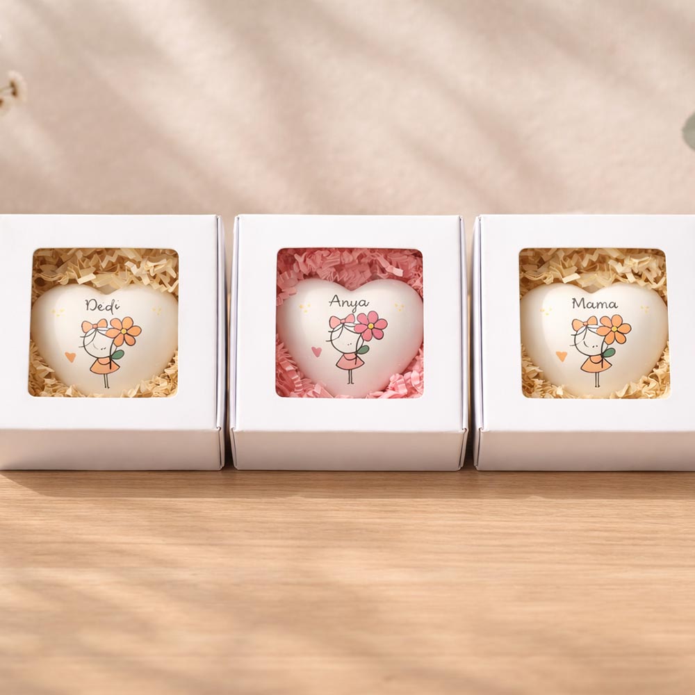 Anyák napi meglepetés szív dobozban