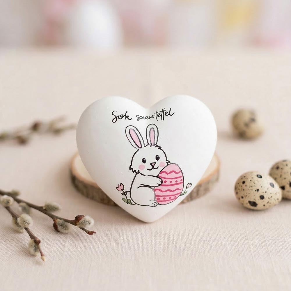 Egyedi húsvéti szív ajándék