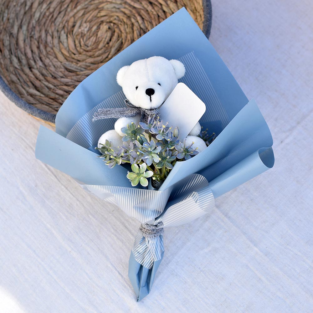 Ovis ballagási csokor gyerekeknek