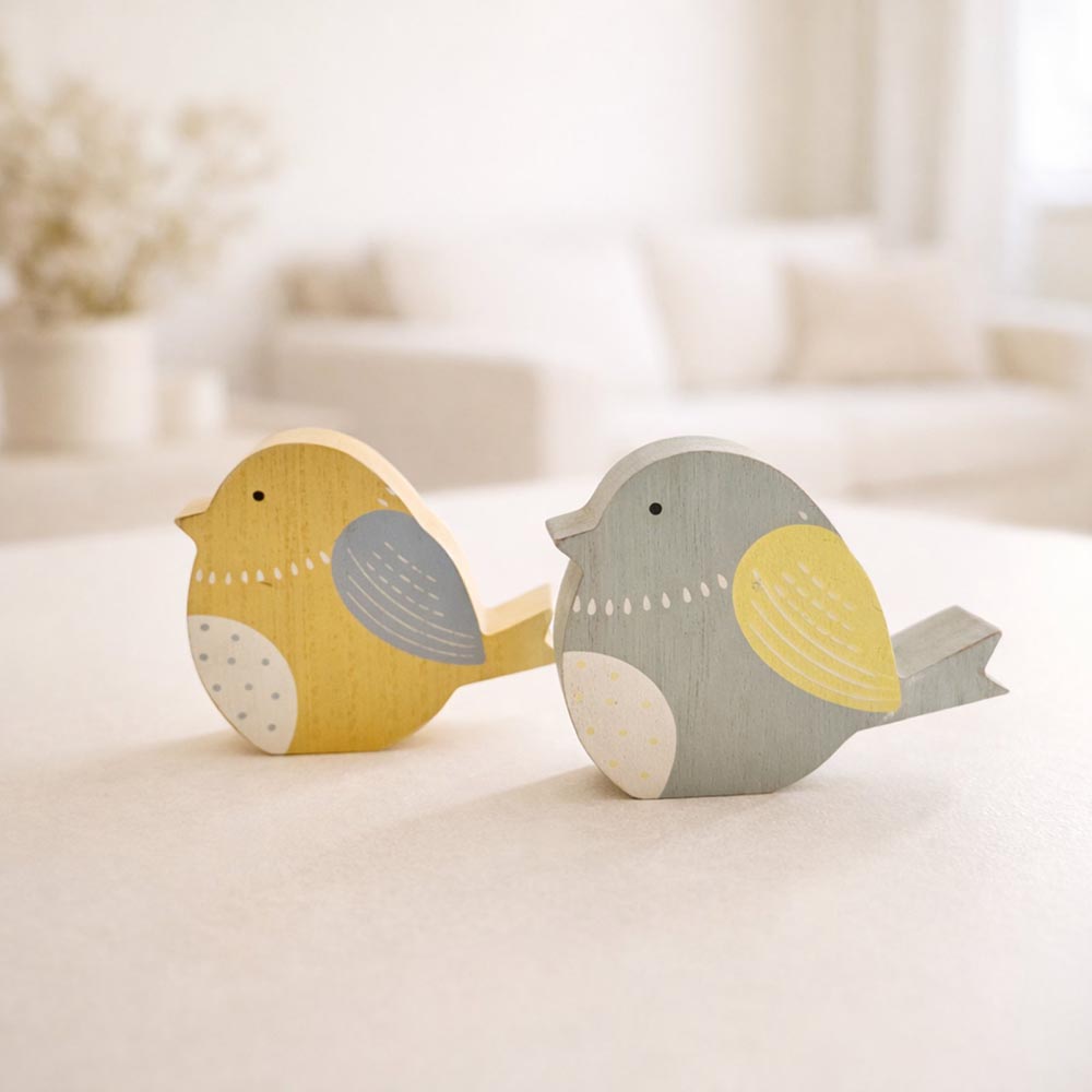 Pasztell fa madár dekoráció