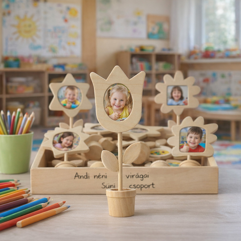 Csoportos ajándék óvó néniknek - virágoskert