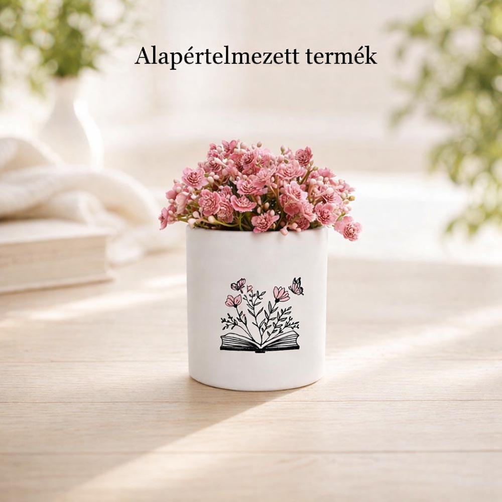 Egyedi ballagási ajándék - kaspó művirággal - Image 3
