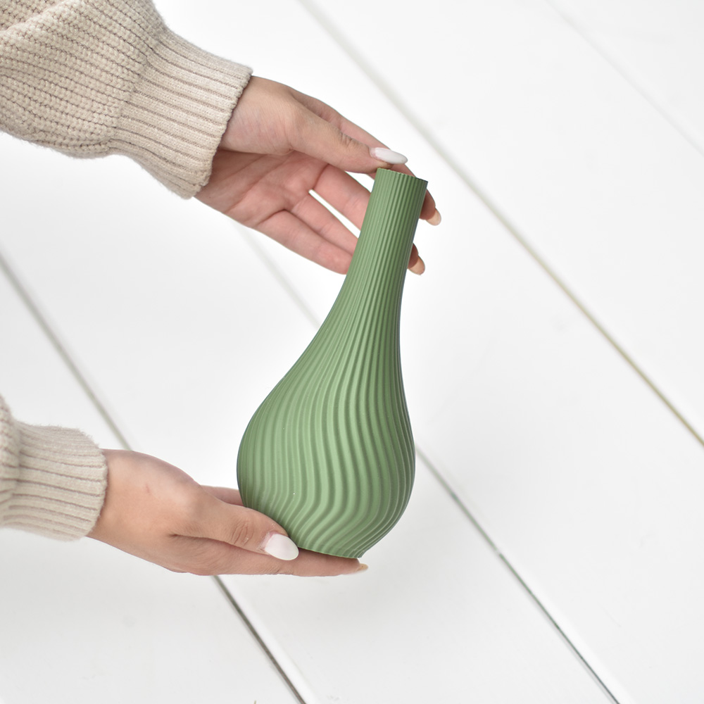 Zöld design váza 3