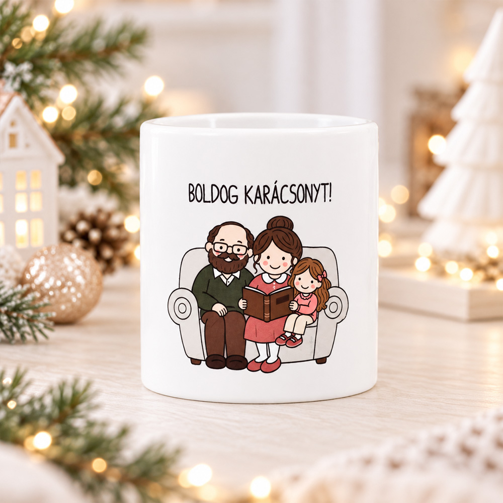 Családrajzos kaspó - egyedi ajándék karácsonyra - Image 3
